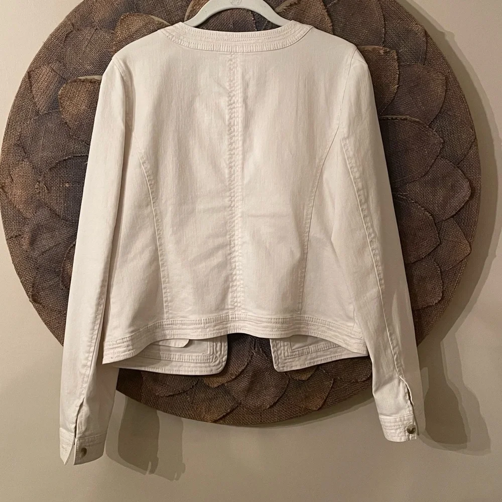 Loft Cream Open Blazer Jacket - Picture 4 of 4